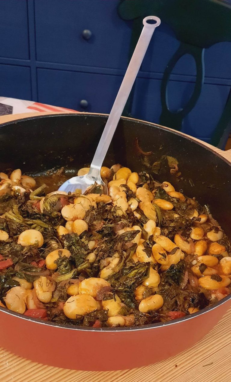 Γίγαντες με σπανάκι στο φούρνο